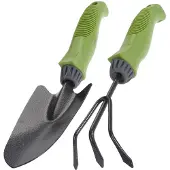 Progarden Gartenwerkzeug-Set aus Metall, Handgrubber und Blumenkelle