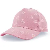 Maximo Baseball Cap , Mädchen, Gr. 47/49, rosa (blassrosa), Stoff, Baumwollmischung, Caps Baseball Cap