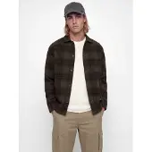Jack & Jones Langarmhemd "JJESOHO OLLIE OVERSHIRT LS SN" Materialmix, locker geschnitten