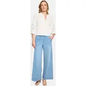 Betty & Co Klassische Bluse "Casual-Bluse mit Spitzeneinsatz", Damen, Gr. 34, weiß, Obermaterial: 68% Baumwolle CO. 28% Polyamid PA. 4% Elasthan EL., Blusen Klassische Bluse