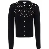 Marie Lund Strickjacke in schwarz - 0005 | Gr.: M