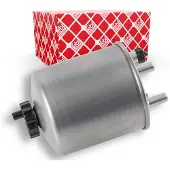 FEBI BILSTEIN Kraftstofffilter 108736 mit Wasserablassschraube 158mm für RENAULT