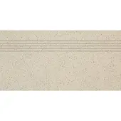 Rako Taurus Granit Treppenfliese dunkelbeige 30x60 cm matt TCPSE061.1