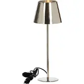 Kaheku Lampe Somerset Messing vernickelt, Durchmesser 18 cm, Höhe 50 cm 939001993