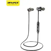 Awei słuchawki sportowe Bluetooth X670BL czarny/black Dual Dynamic Drivers