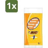 BIC – Rasierklingen – Einzelklinge – Einwegklingen – 5 Rasierklingen - 1 Stück