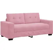 vidaXL Zweisitzer-Sofa Rosa 180x77x82 cm Samt