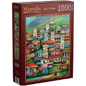 Magnolia Puzzle Das Dorf Kran 1000 Puppen