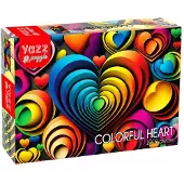 Yazz Puzzle Colorful Heart - 1000 Teile buntes Spielzeug