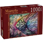 Magnolia Puzzle mit 1000 Puzzleteilen, Fischmotiv, Abmessungen 68 x 48 cm