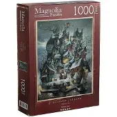 Magnolia Puzzle Willoville Isle - 1000 Teile buntes Spielzeug