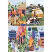 Magnolia Puzzle Torres del Paine, Marokko, Ghana und China 4x260 dlks