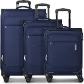 Travelite Priego - 4-Rollen-Trolley Set 3tlg. (petrol)