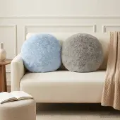 vidaXL Kissenbezug 6 stk. HEERLEN Himmelblau Ø 30 cm