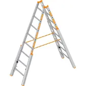 Layher Topic 1061 Treppenstehleiter 2x8 Sprossen