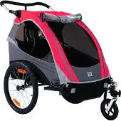 Burley Verdeck D'Lite 2010-2012 rot: Robustes, regenabweisendes Polyester-Kom....