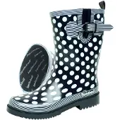 Bockstiegel Gummistiefel "Dorin", Damen, Gr. 37, blau (blau, weiß), Obermaterial: 100% Naturkautschuk NaRubber., Schuhe Gummistiefel