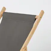 Ferocity Holz Klappliegestuhl mit Armlehne und Getränkehalter, Zitrone Relax Motiv, klappbar