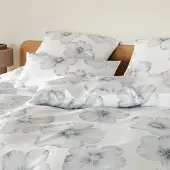 Elegante Seiden-Satin Bettwäsche Devine - 155x220 cm + 80x80 cmbleu