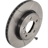 Brembo Bremsscheibe 09770175 Geschlitzt 300mm 22mm für BMW (BRILLIANCE)