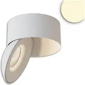 ISOLED LED Aufbauleuchte Sphere weiss/weiss, 2700K, 10W, CRI90, dimmbar 117377