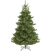 Kaemingk Alba Tanne künstlicher Weihnachtsbaum vorbeleuchtet Ø. 116-H180 cm grün/warmweiß (groen)