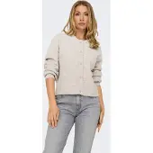 JDY Strickjacke "JDYLUMI LIFE L/S BUTTON CARDIGA KNT NOOS" Materialmix, knit fit