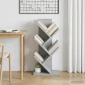 vidaXL Baumbücherregal 4-stöckig 30 x 18 x 60 cm Holzwerkstoff