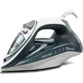 Girmi ST51, Trocken- & Dampfbügeleisen, Keramik-Bügelsohle, 130 g/min, Aqua-Farbe, Rot, 25 g/min, 0,25 l