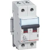Legrand 403371 TX3 Leitungsschutzschalter B-Charakteristik, 13A, 1-polig+N, 6kA, 230VAC, 2TE