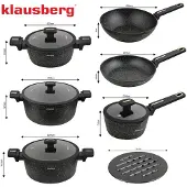 Klausberg Set mit 12 Marmortöpfen 63913
