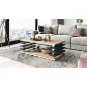 Designimpex Design Carl Svensson Couchtisch DC-3 Wohnzimmertisch Tisch