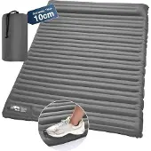 OEM Bequeme Doppel-Camping-Schlafmatte mit Luftmatratze für 2 Personen, Luftpumpe und Fußdruckfunktion