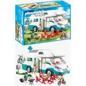 Playmobil Konstruktions-Spielset "Familien-Wohnmobil (70088), Family Fun", bunt, Spielbausteine, Kinder, Kunststoff, Konstruktions-Spielset, Made in Europe