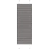vidaXL Plissee Anthrazit 50x100 cm Stoffbreite 49,4 cm Polyester