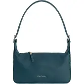 Pierre Cardin Damen-Schultertasche aus echtem Leder Türkis 29cm D33 Ottanio UNICA 29x14x10 cm BE_13020_OTTANIO