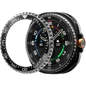 Spigen - Bezel Tune Diver (ACS11617) – Samsung Galaxy Watch Ultra 2, Edelstahl – Schwarz