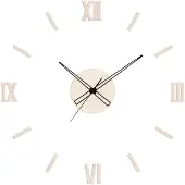 Prim Remus Wanduhr Holz lautlos Naturbelassen 60 cm