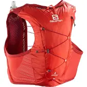 Salomon - Trail-/Laufsack - Active Skin 4 Set Red Dahlia/High Risk Red aus Wolle - Größe S - Rot