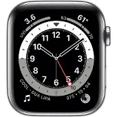 Apple Watch Series 6 40 mm Edelstahlgehäuse Silber - WLAN + Cellular