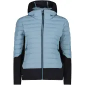 CMP Unlimitech Damen PrimaLoft Hybridjacke mit Kapuze blau 40
