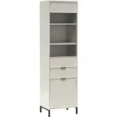 Beautysofa VITRINE Linna mit Schublade 55 cm kaschmir