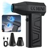 Meoiruery 130.000 U/min Mini-Turbo-Jet-Lüfter, leistungsstarker Gebläsemotor, Turbo-Ventilator