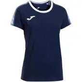 Joma Elite Xi Kurzarm-t-shirt Blau L Frau Blau L