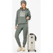 Super.natural W Snowdrops Hoodie eucalyptus/various (18J) L