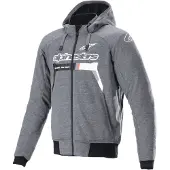 Alpinestars Chrome Ignition Hoodie dunkelgrau / weiss S