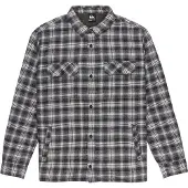 Quiksilver - Chemise confortable en coton - Venture Sherpa Overshirt Black Venture für Herren aus Baumwolle - Größe XL - schwarz