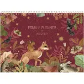 Pimpelmees Familienplaner 18 Monate 2026-2027 Fox Peony