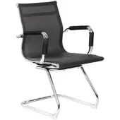 Dmora Bürostuhl Dgoldon, Wartezimmerstühle mit Armlehnen, Ergonomischer Wartezimmerstuhl, 62x54h89 cm, Schwarz