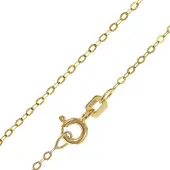 Trendor 31215 Halskette 333 Gold 8K Flachankerkette 1,4 mm breit